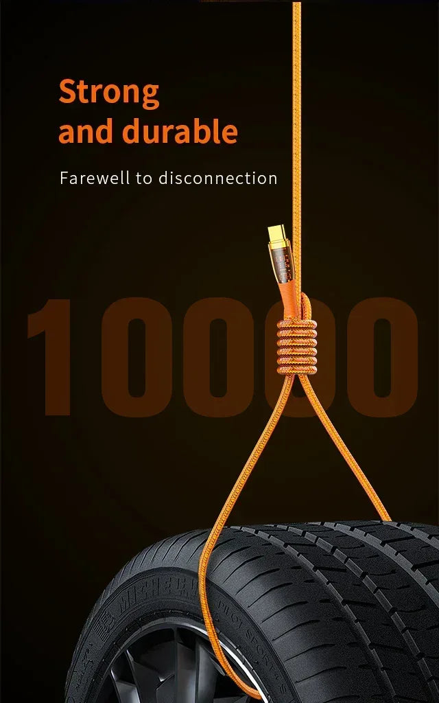 Recci Type-c To Type-c 100W Fast Charging Cable RTC-P19CC - Three