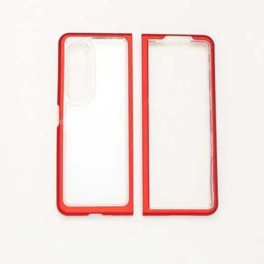 Transparent Double Farme Case Samsung Z Fold 3 - Three