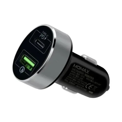 MOMAX Car Charger UC10 Dual-Port - Three