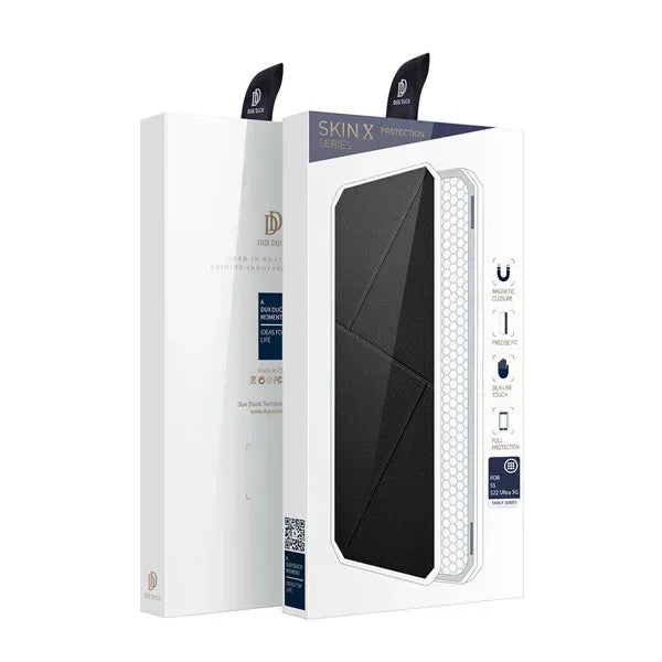 Dux Ducis Leather Skin X 360 Protection Case Samsung S22 Ultra - Three