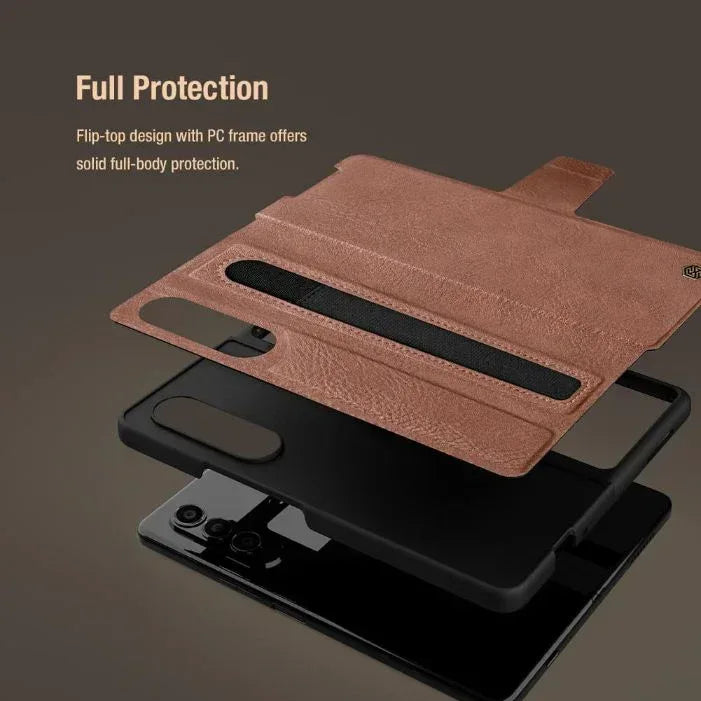 Nillkin Leather Pen Samsung Galaxy Case Z Fold 4 - Three