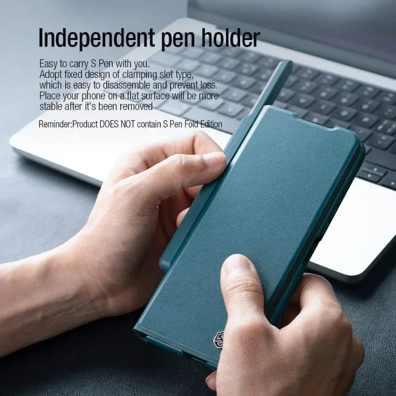 Nillkin Qin Pro Leather Case Samsung Z Fold 4 - Three