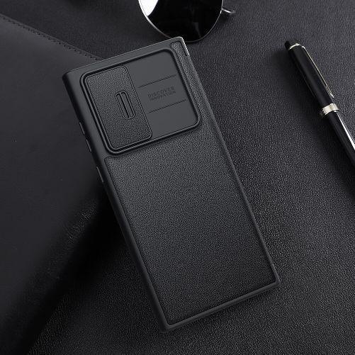 Nillkin Qin Pro Series CamShield Leather case S22 Ultra - Three