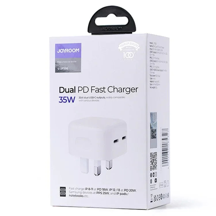 Joyroom Dual PD 35W Fast Charger L-2P356 - Three