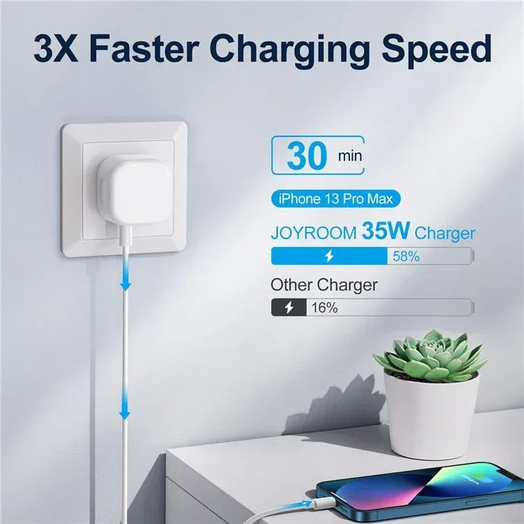Joyroom Dual PD 35W Fast Charger L-2P356 - Three