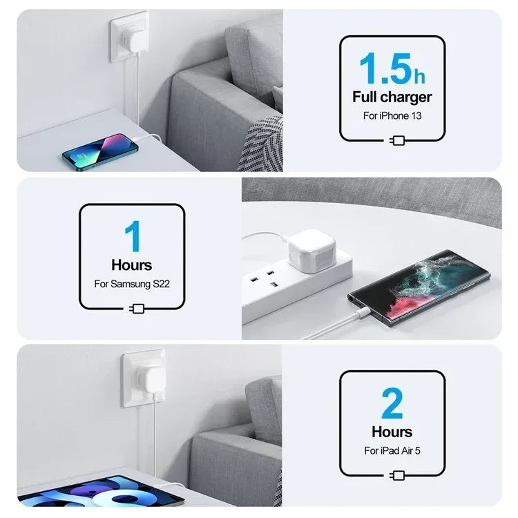Joyroom Dual PD 35W Fast Charger L-2P356 - Three