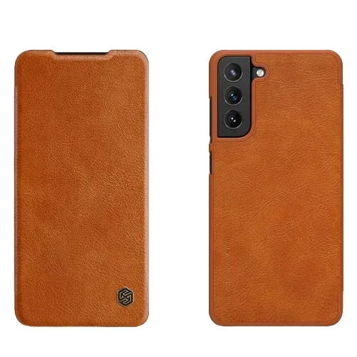 Nillkin Qin Series Leather Case Samsung S21 FE - Three