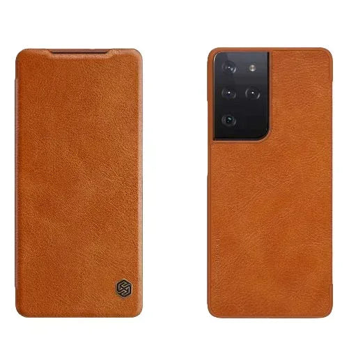 Nillkin Qin Series Leather Case Samsung S21 Ultra - Three