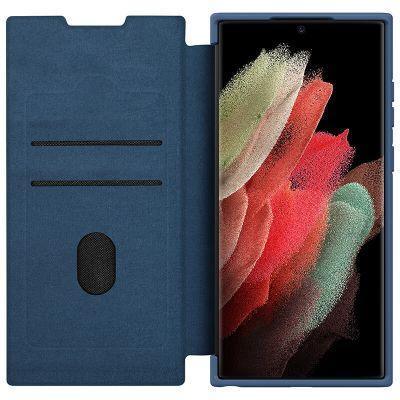 Nillkin Qin Pro Fabric Samsung Case S22 Ultra - Three