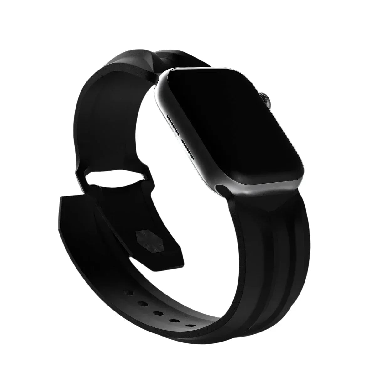 Gray Silicone Band For Apple Watch - Three