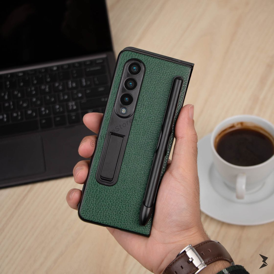 17-11-2022 Leather Case Galaxy Fold 4
