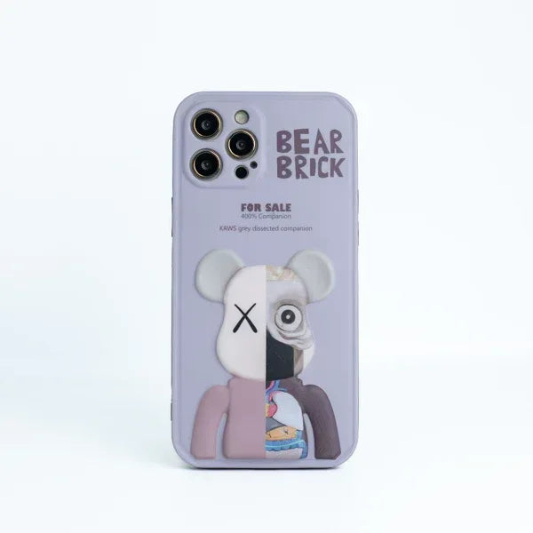 3D Bear Brick Case iPhone 12 pro Max - Three