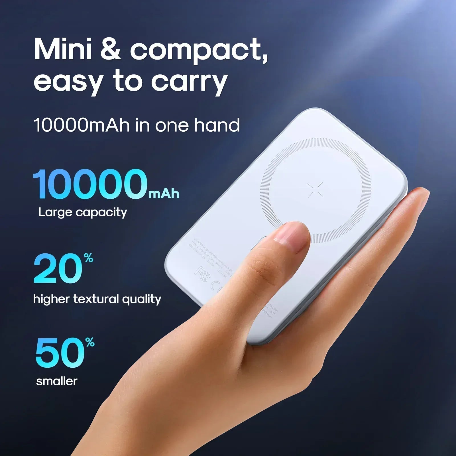 Joyroom Magnetic Wireless Mini Power Bank JR-W020 - Three