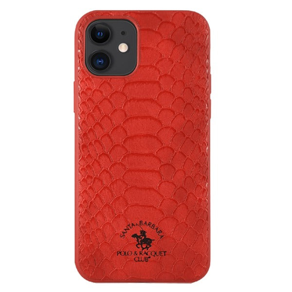 Santa Alligator Leather Case iPhone 11