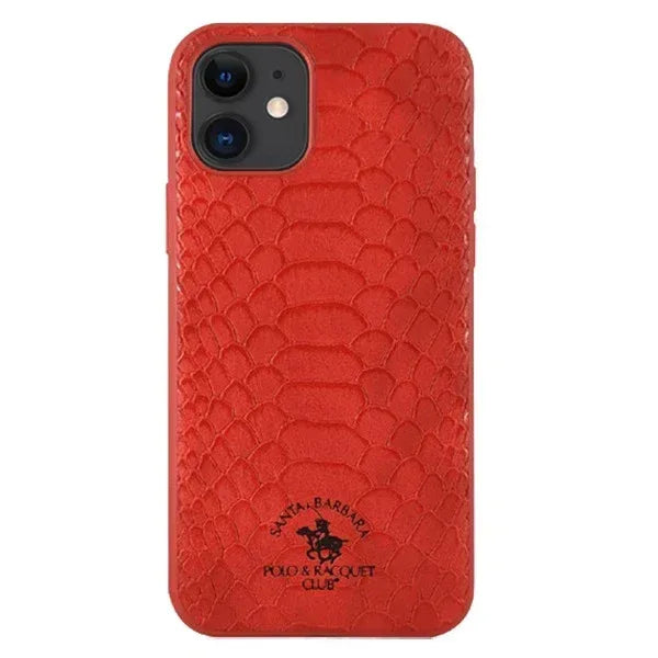 Santa Alligator Leather Case iPhone 11 - Three