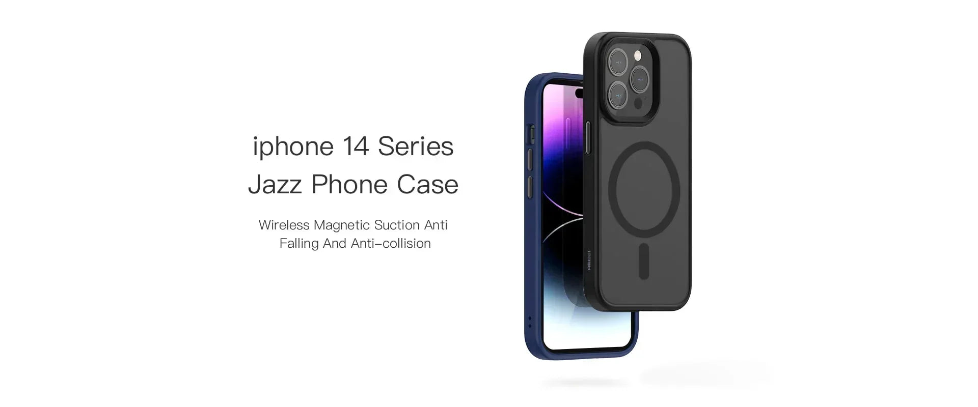 Recci Jazz MagSafe Protection case iPhone 14 Pro max - Three