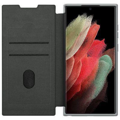 Nillkin Qin Pro Fabric Samsung Case S22 Ultra - Three