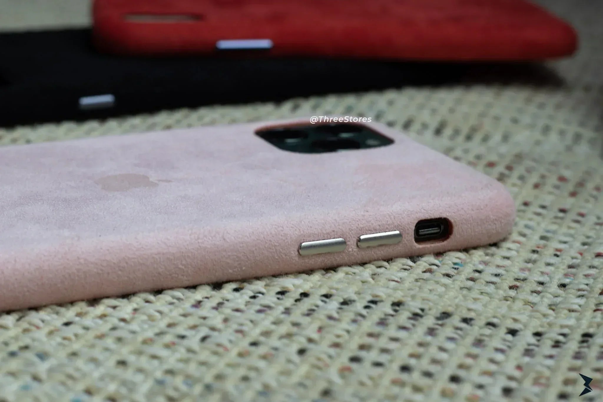 Alcantara Case iPhone 12 Pro Max - Three