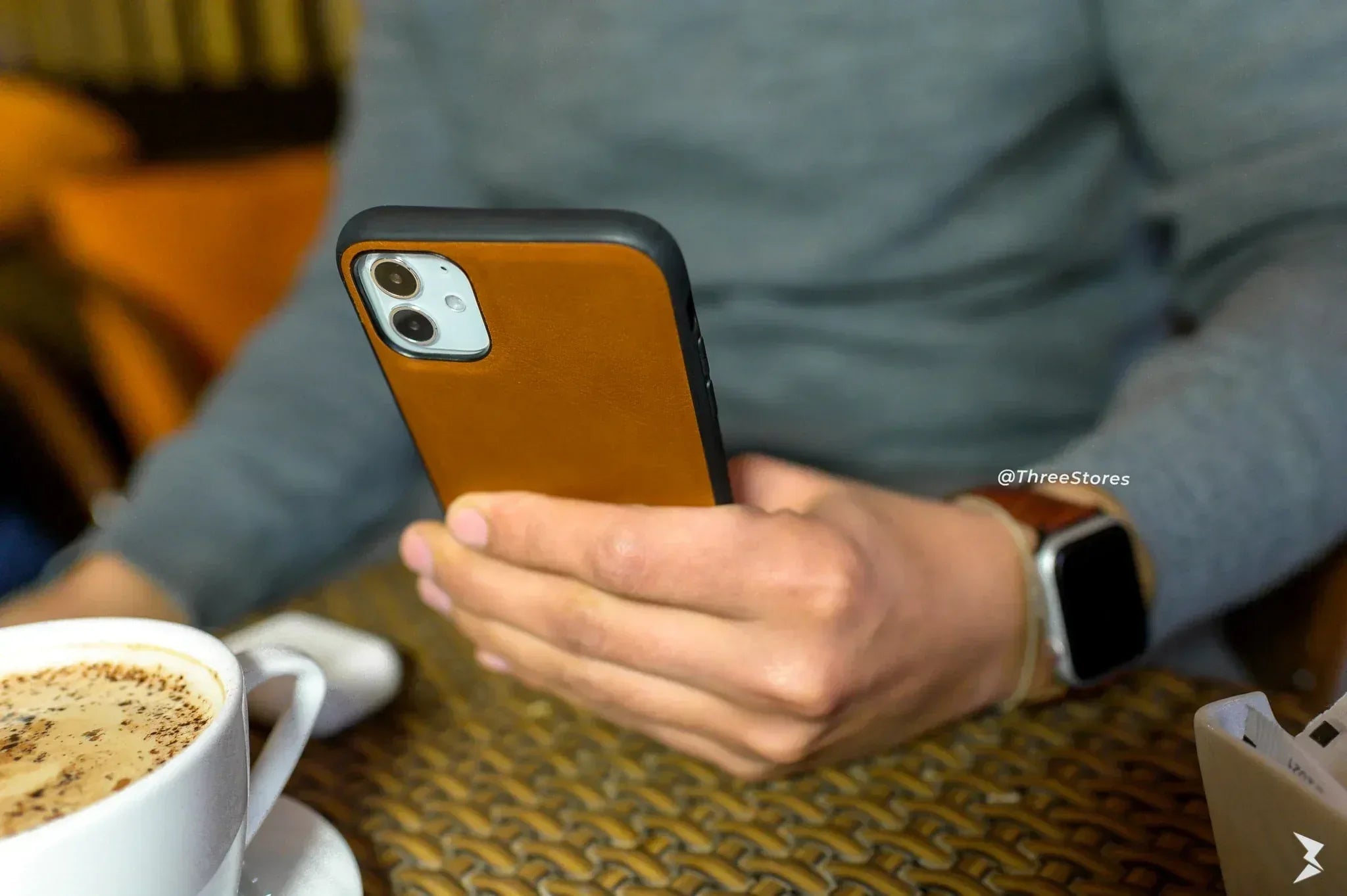 Coblue Leather Case iPhone 12 / 12 Pro - Three
