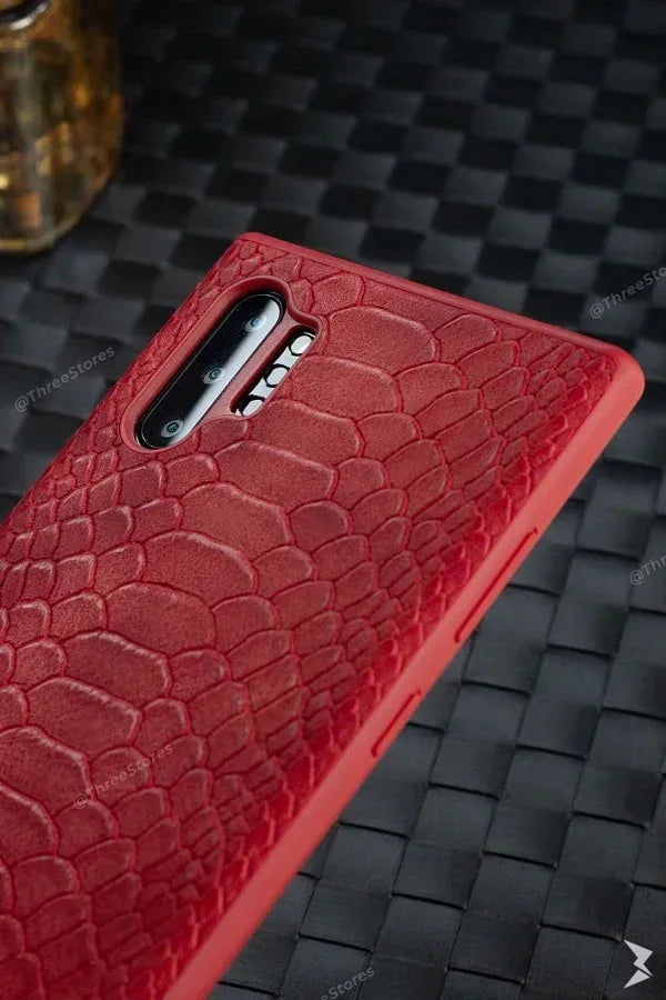 Santa Alligator Leather Case Samsung Note 10 Plus - Three