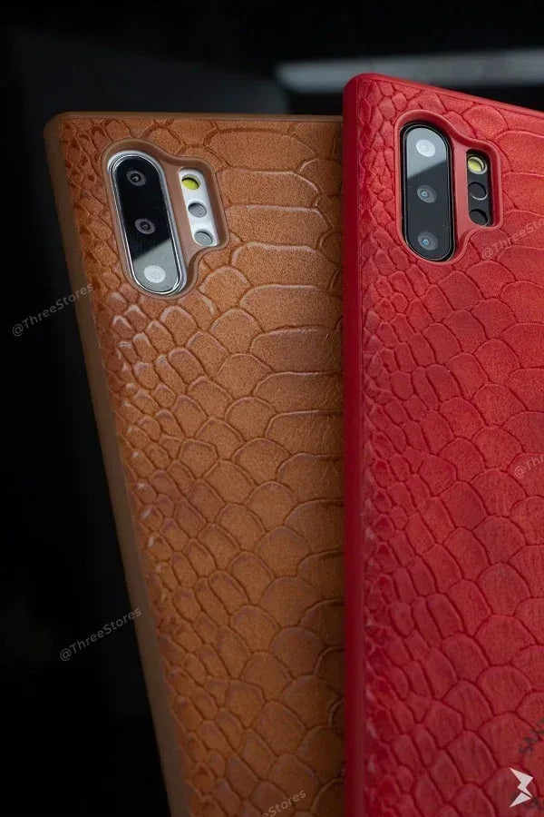 Santa Alligator Leather Case Samsung Note 10 Plus - Three