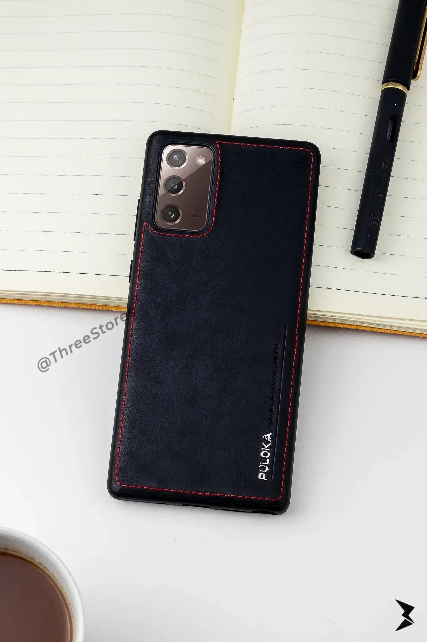 Puloka Leather Case Samsung Note 20 - Three
