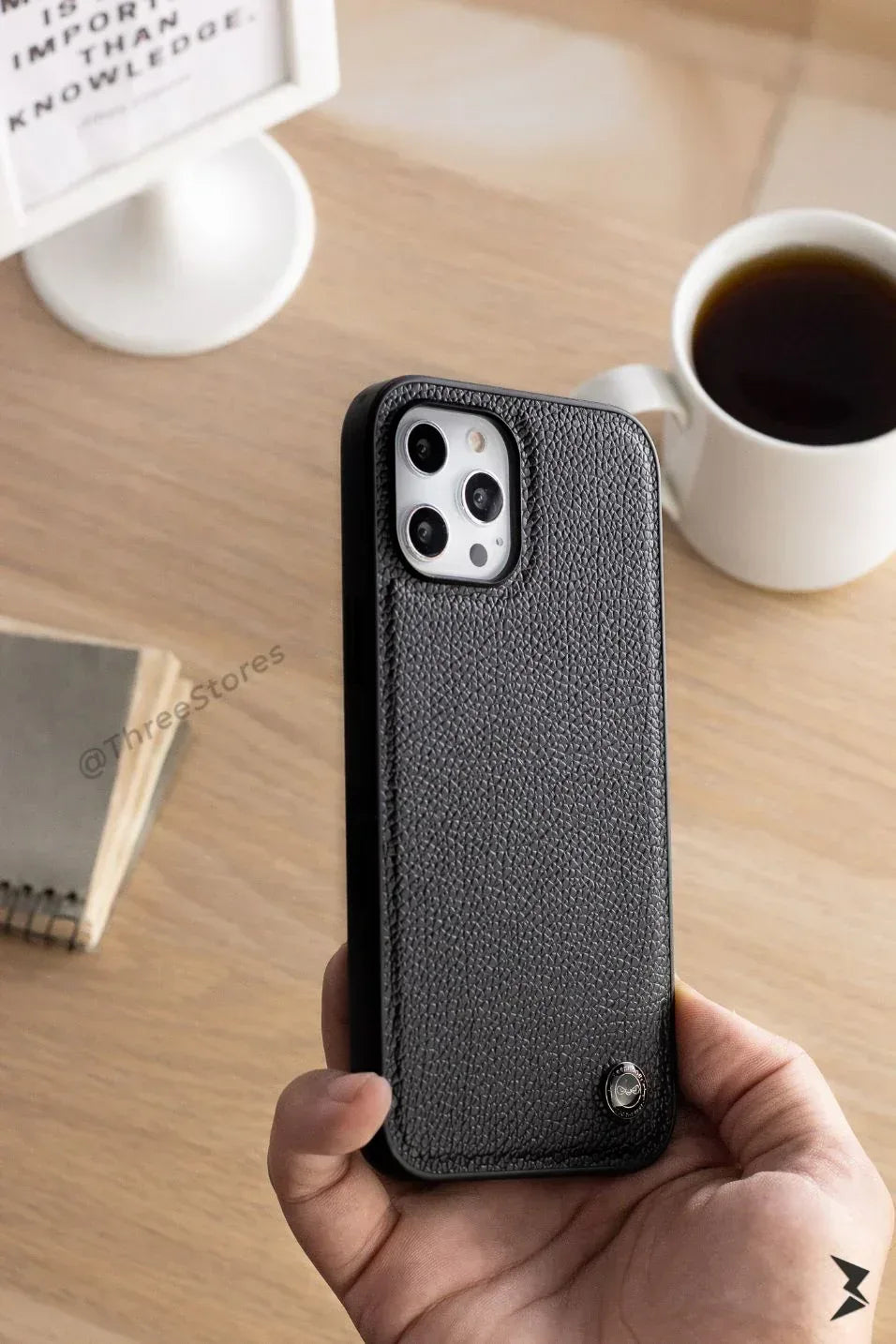 Keephone Earl Leather Case iPhone 13 Pro Max - Three