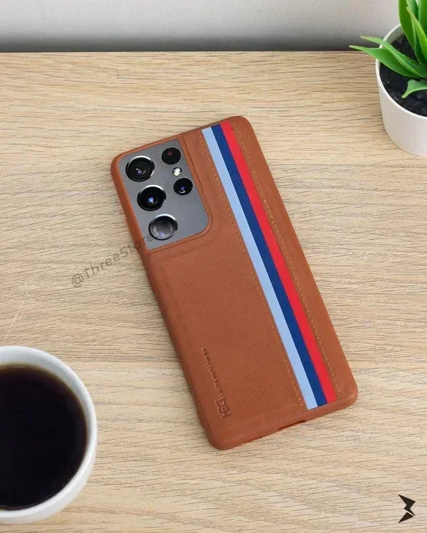 HDD Flag Leather Case Samsung S21 Ultra - Three