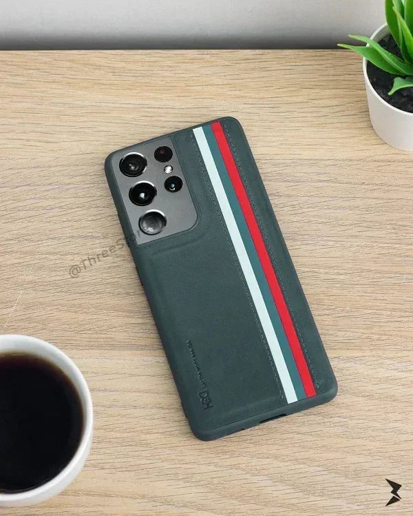 HDD Flag Leather Case Samsung S21 Ultra - Three