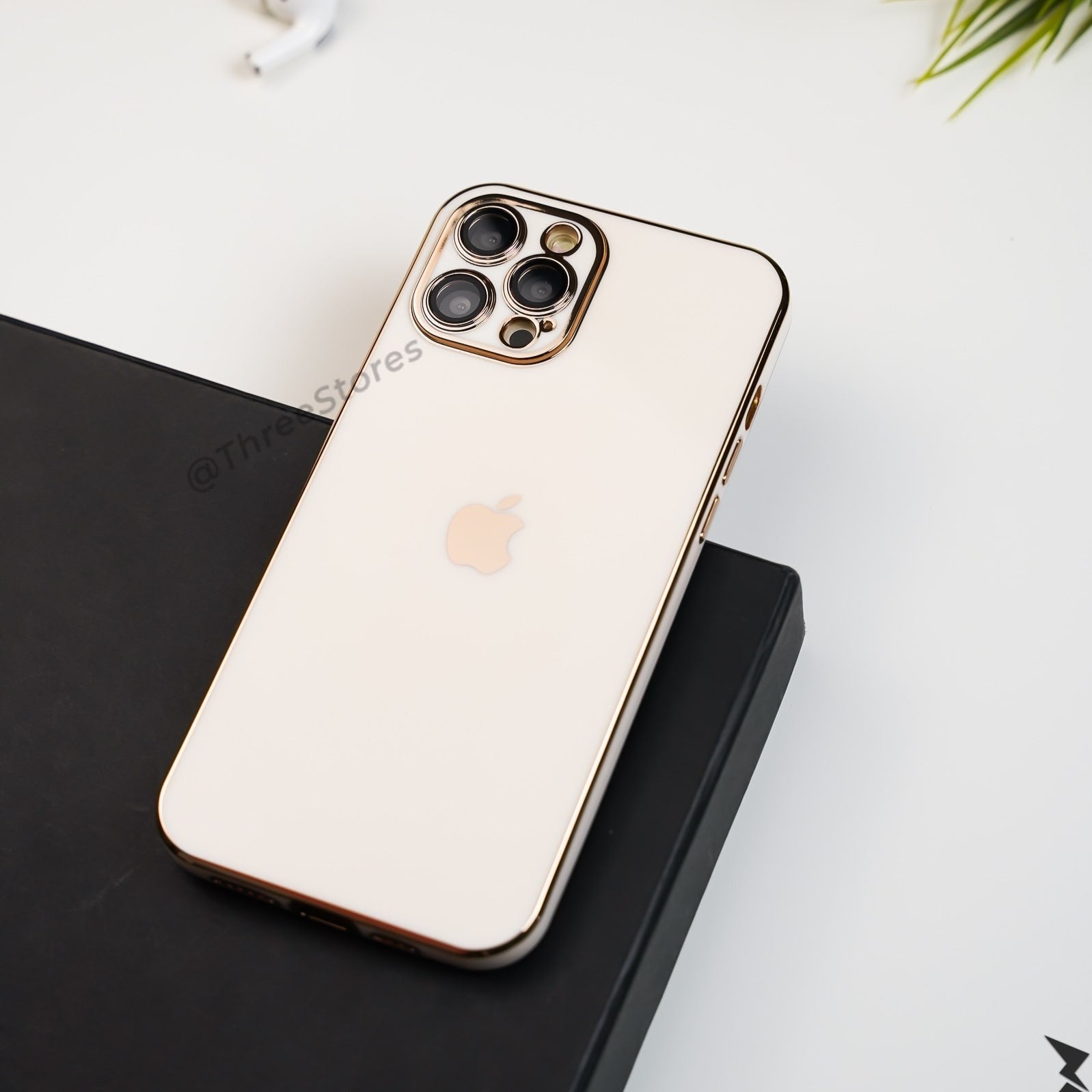 Plating Gold iPhone 12 pro max case
