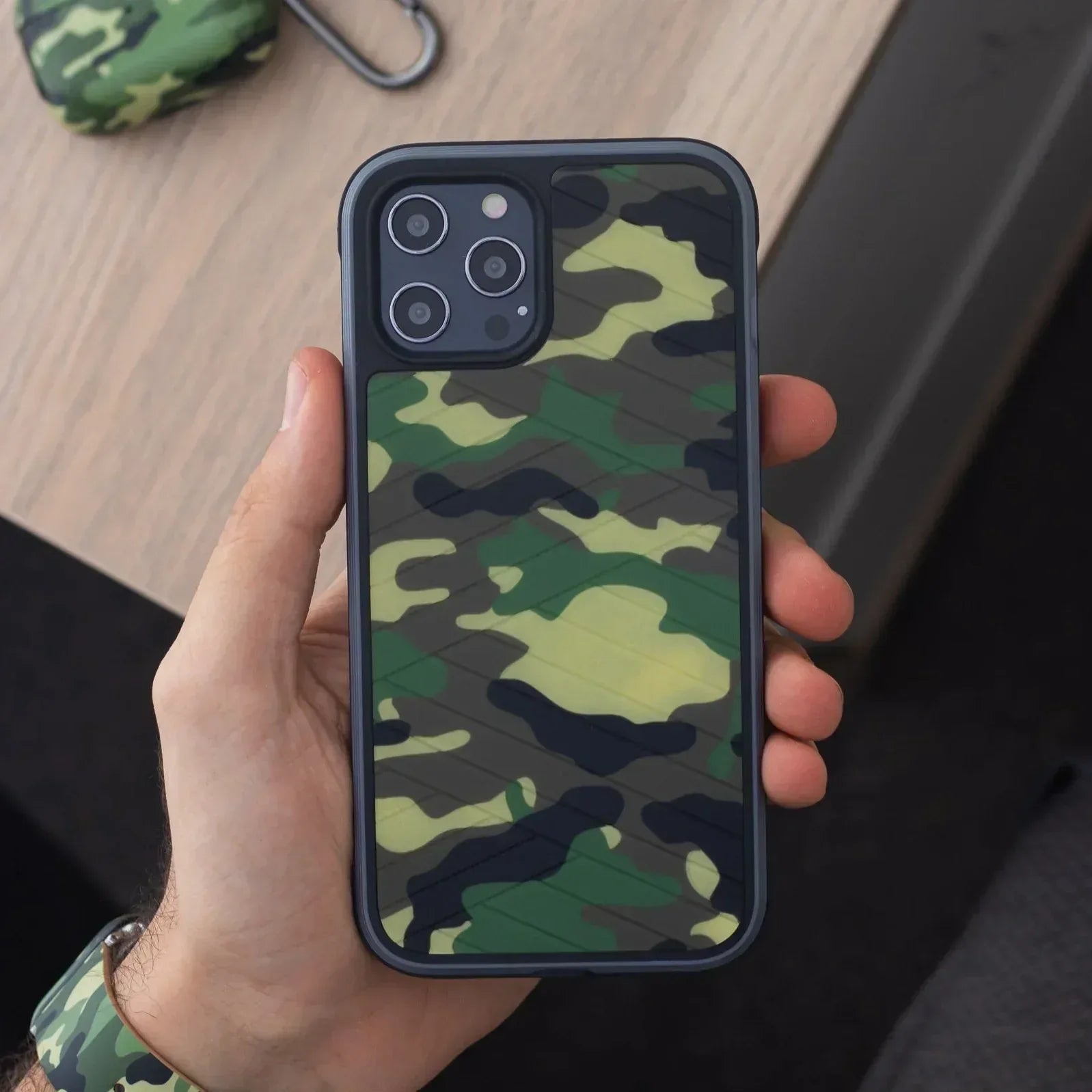 Raigor Inverse Army Silicone Case iPhone 12 Pro Max - Three