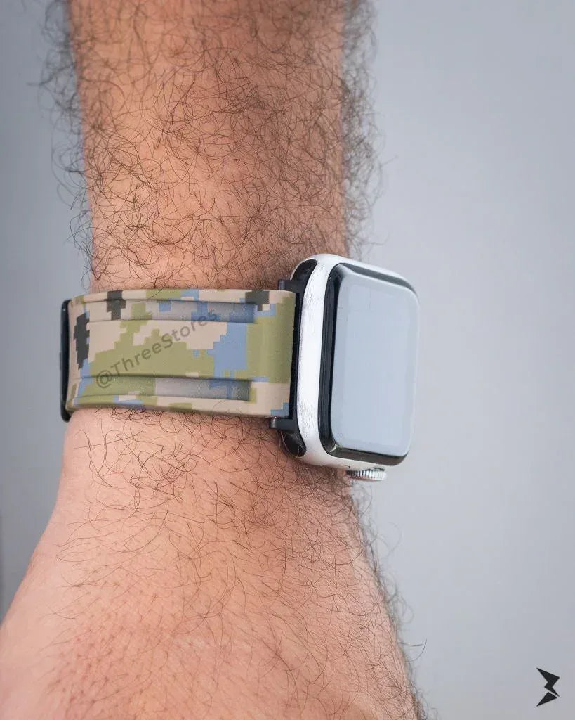 Military Army Camo Watch Band - Three