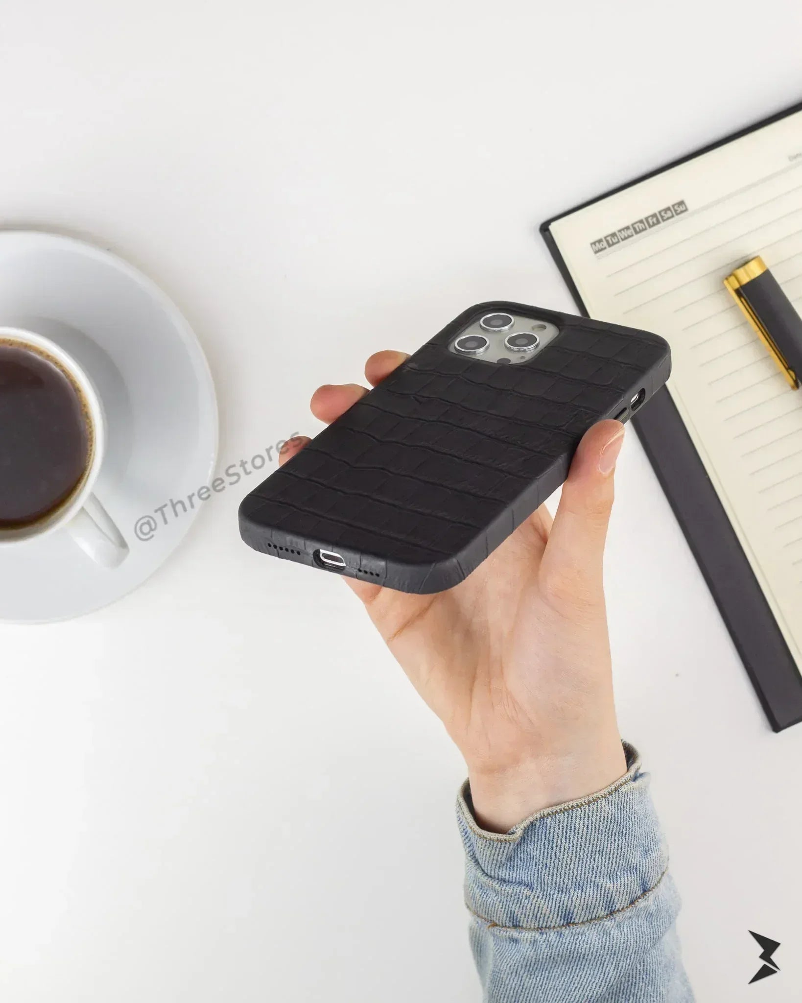 Snake Leather Case iPhone 12 Pro Max - Three