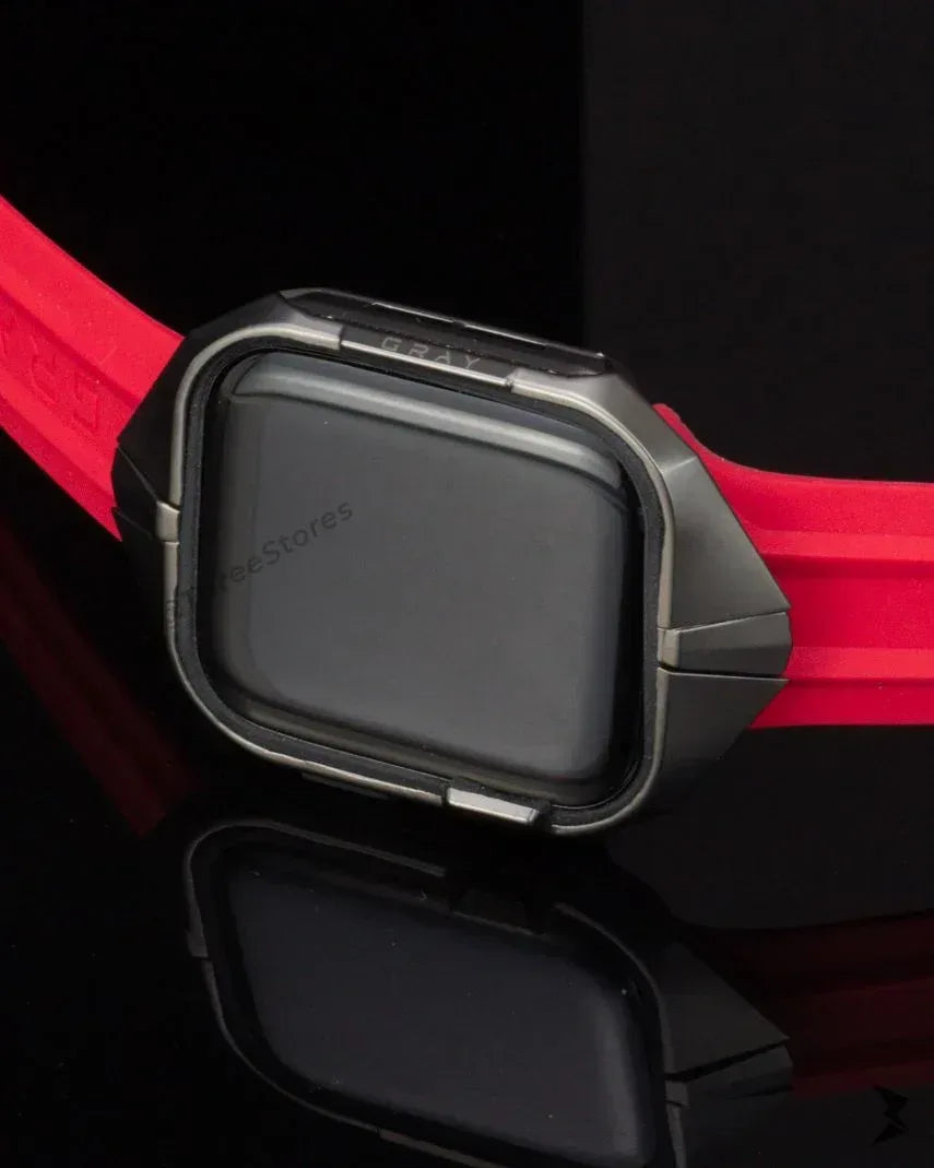 Gray Silicone Band For Apple Watch - Three