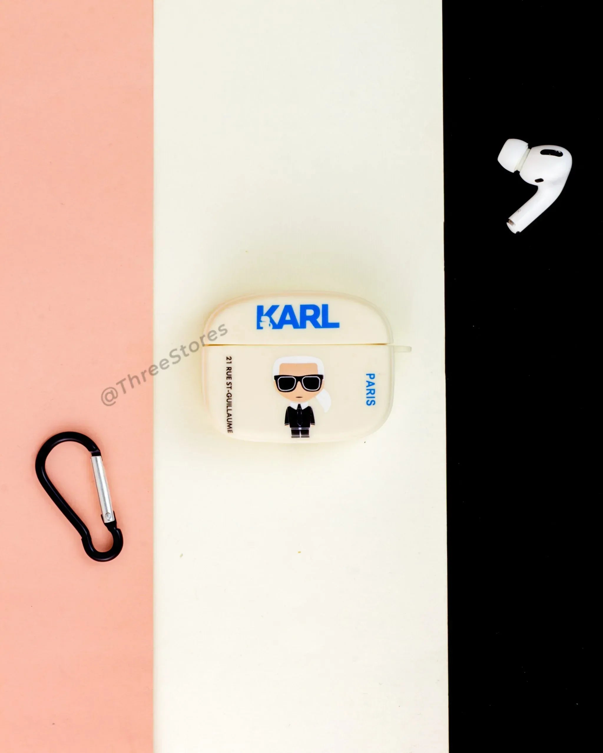 Karl Silicon AirPods Case For Airpods Pro - Three