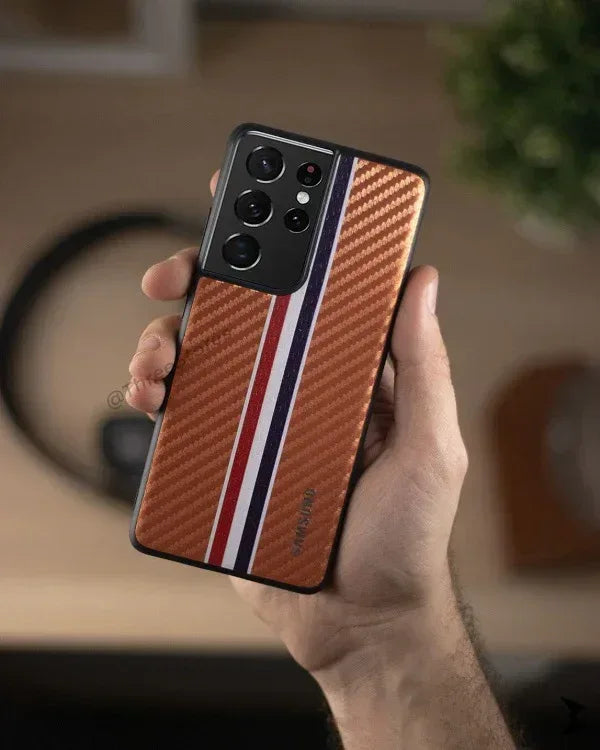 Flag Carbon Case Samsung S21 Ultra - Three