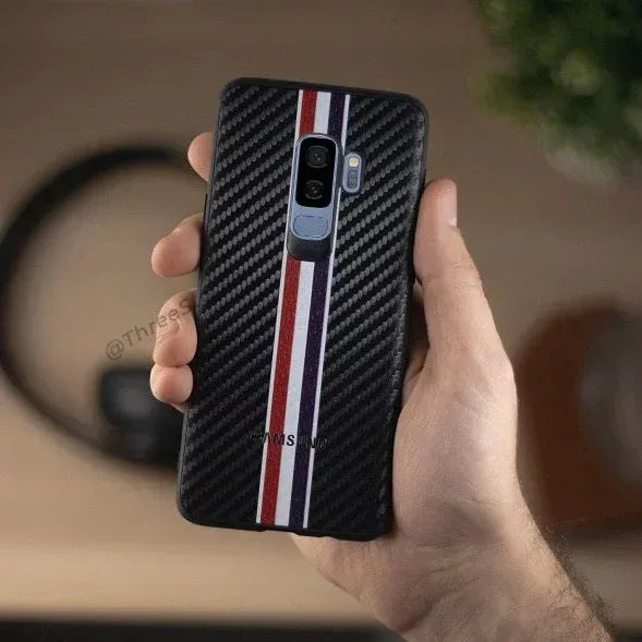 Flag Carbon Case Samsung S9 Plus - Three