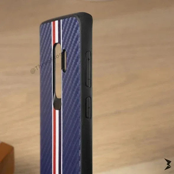 Flag Carbon Case Samsung S9 Plus - Three