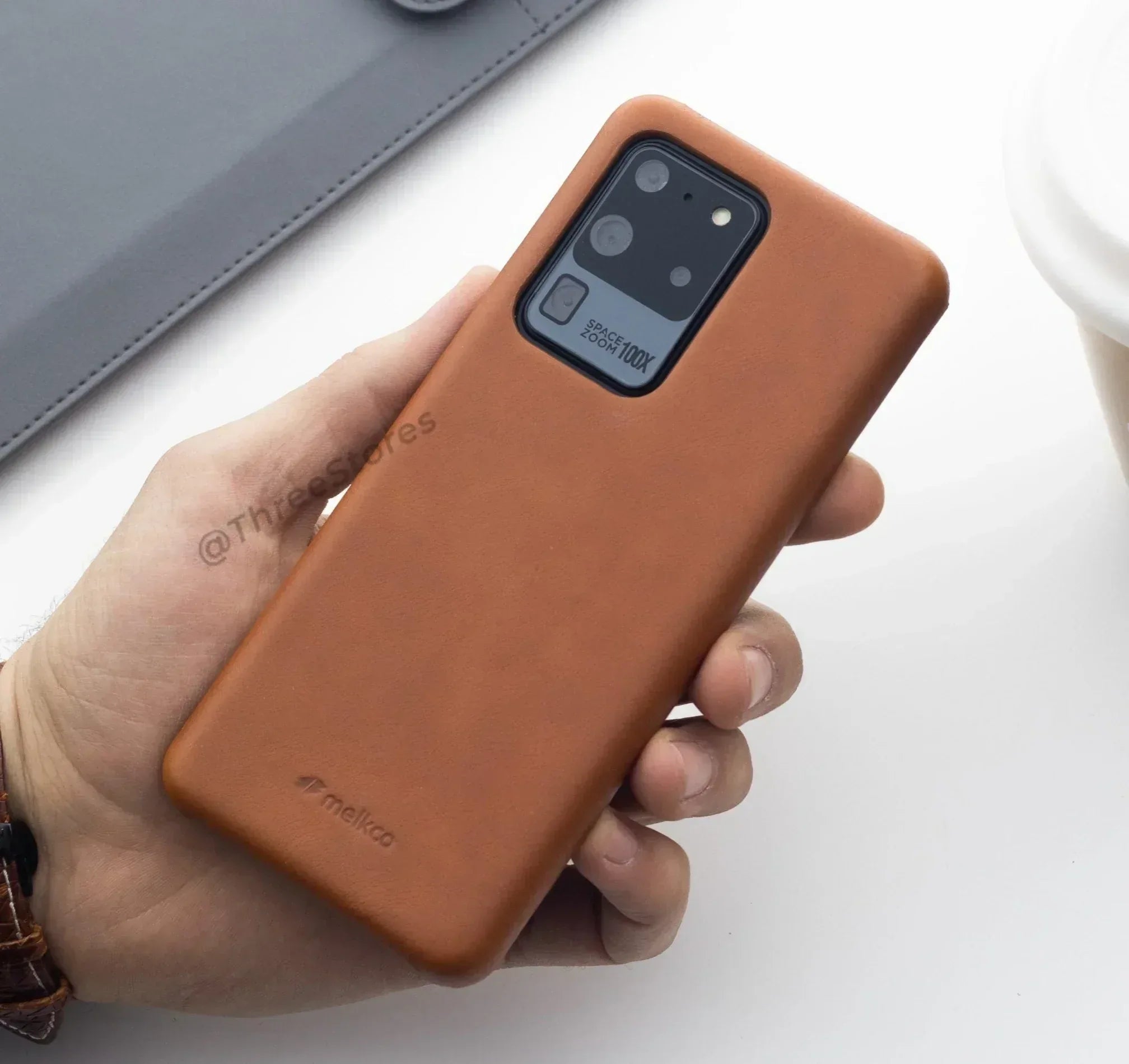 Melkco Slim Leather Case Samsung S20 Ultra - Three