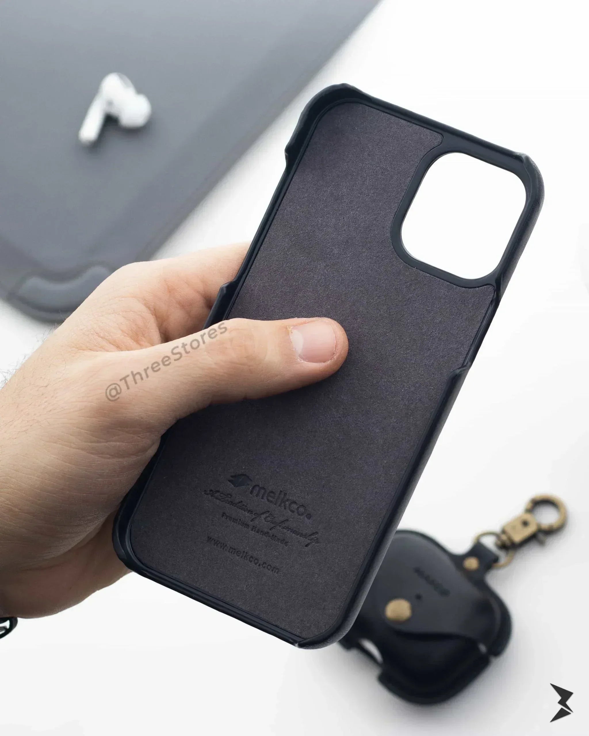 Melkco Slim Leather Case iPhone 12 Pro Max - Three