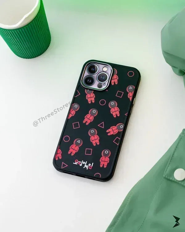 Squid Game Camera Protection Case iPhone 12 Pro Max - Three