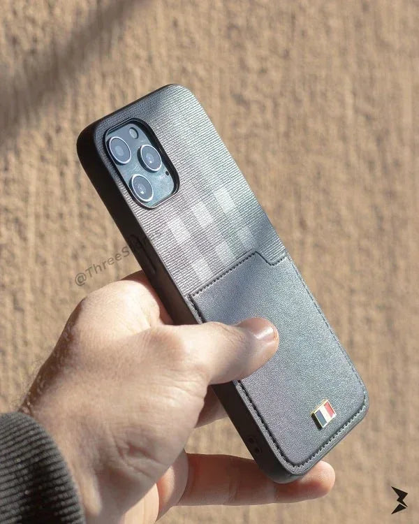 Mentor Wallet Fabric Case iPhone 13 pro - Three