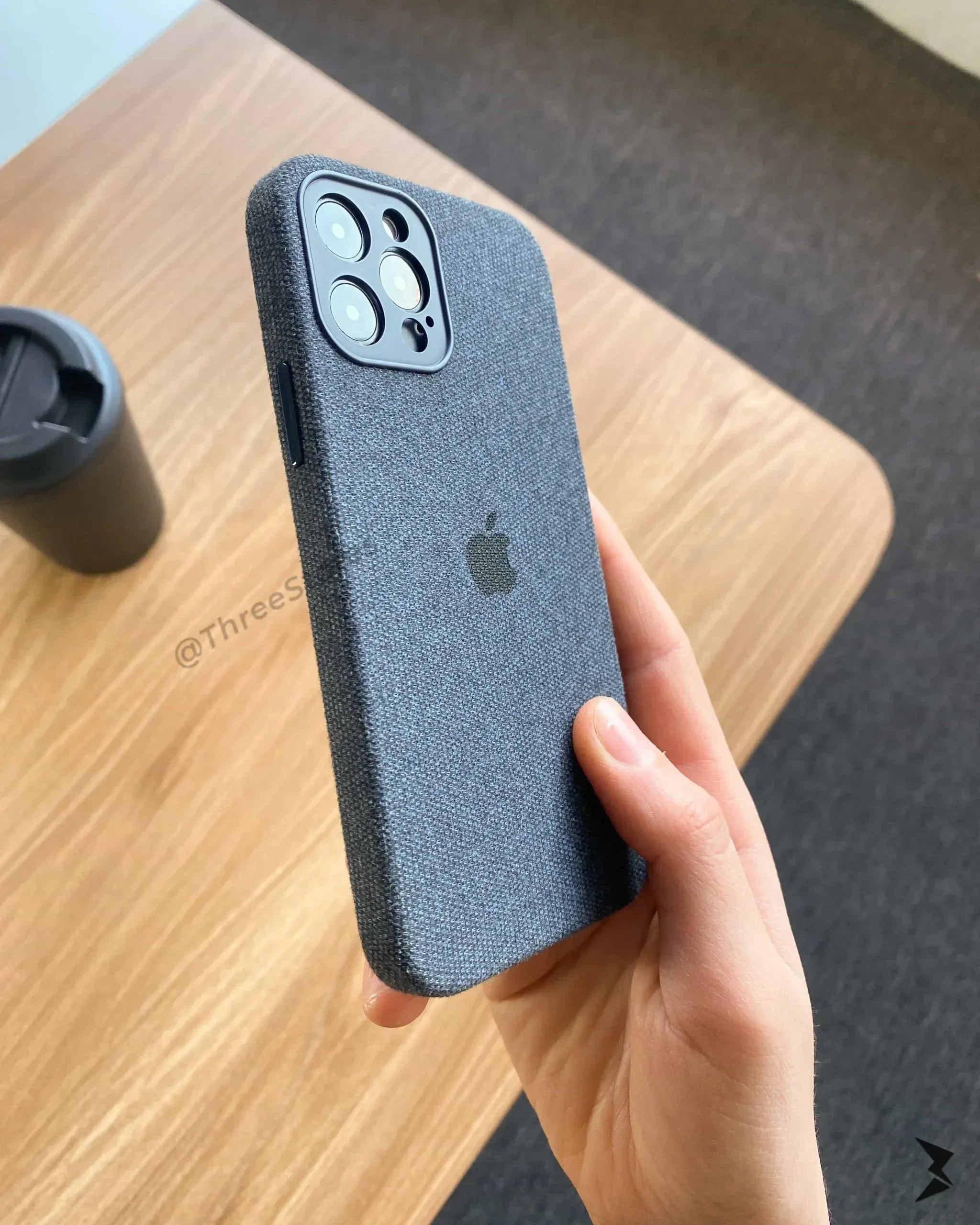 Fabric Camera Protection Case iPhone 12 Pro - Three