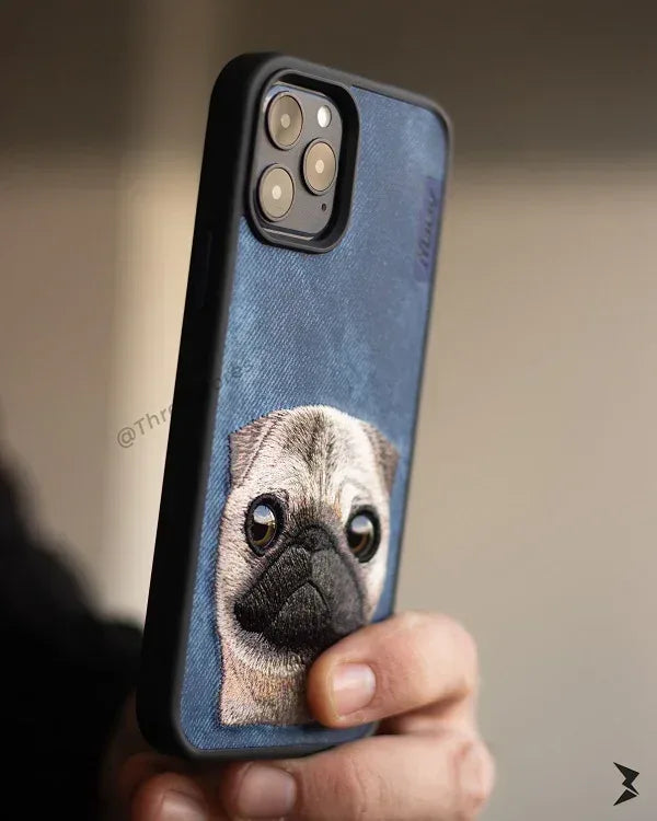 Nimmy Animals Fabric Case iPhone 12 Pro Max - Three