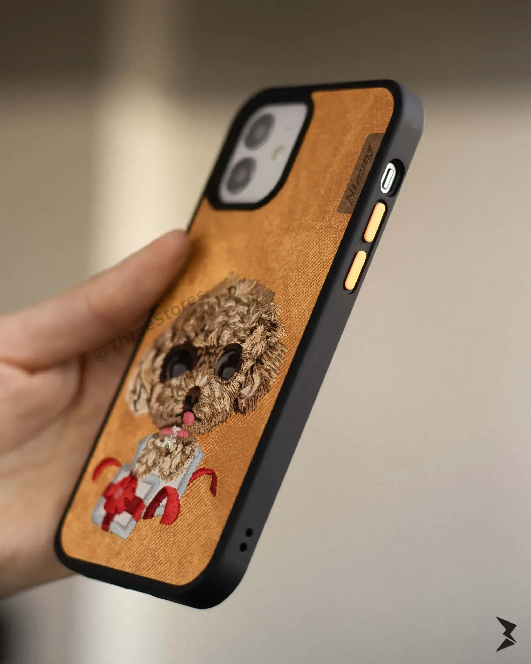 Nimmy Animals Fabric Case iPhone 12 / 12 Pro - Three
