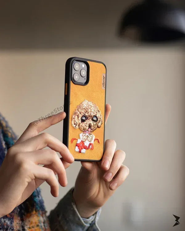 Nimmy Animals Fabric Case iPhone 12 Pro Max - Three