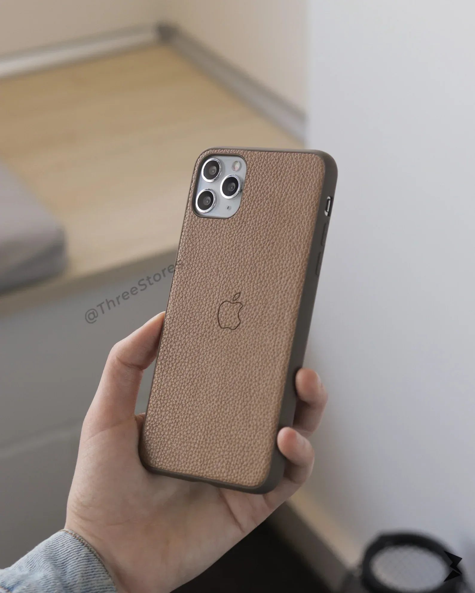 Slim Leather Case iPhone 11 Pro Max - Three