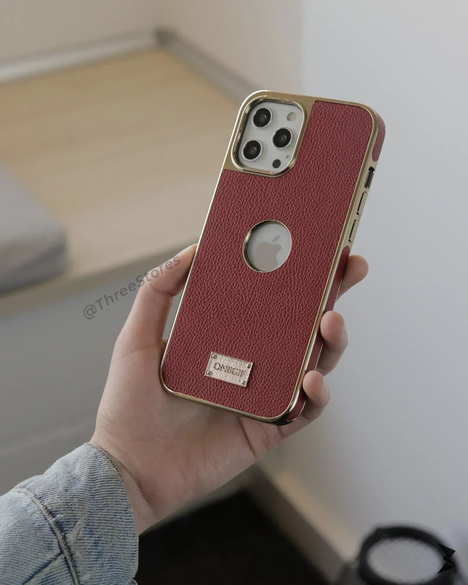 OneGif Leather Case iPhone 12 Pro Max - Three