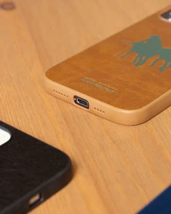 Santa Polo Umbra Leather Case iPhone 12 Pro Max - Three