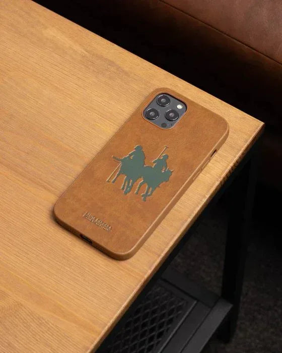 Santa Polo Umbra Leather Case iPhone 12 Pro Max - Three